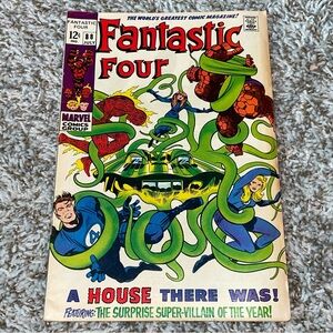 VINTAGE 1969 MARVEL FANTASTIC FOUR Mole Man App Jack Kirby Silver Age Comic #88